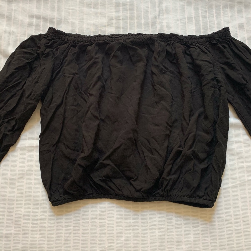 Off the shoulder crop top